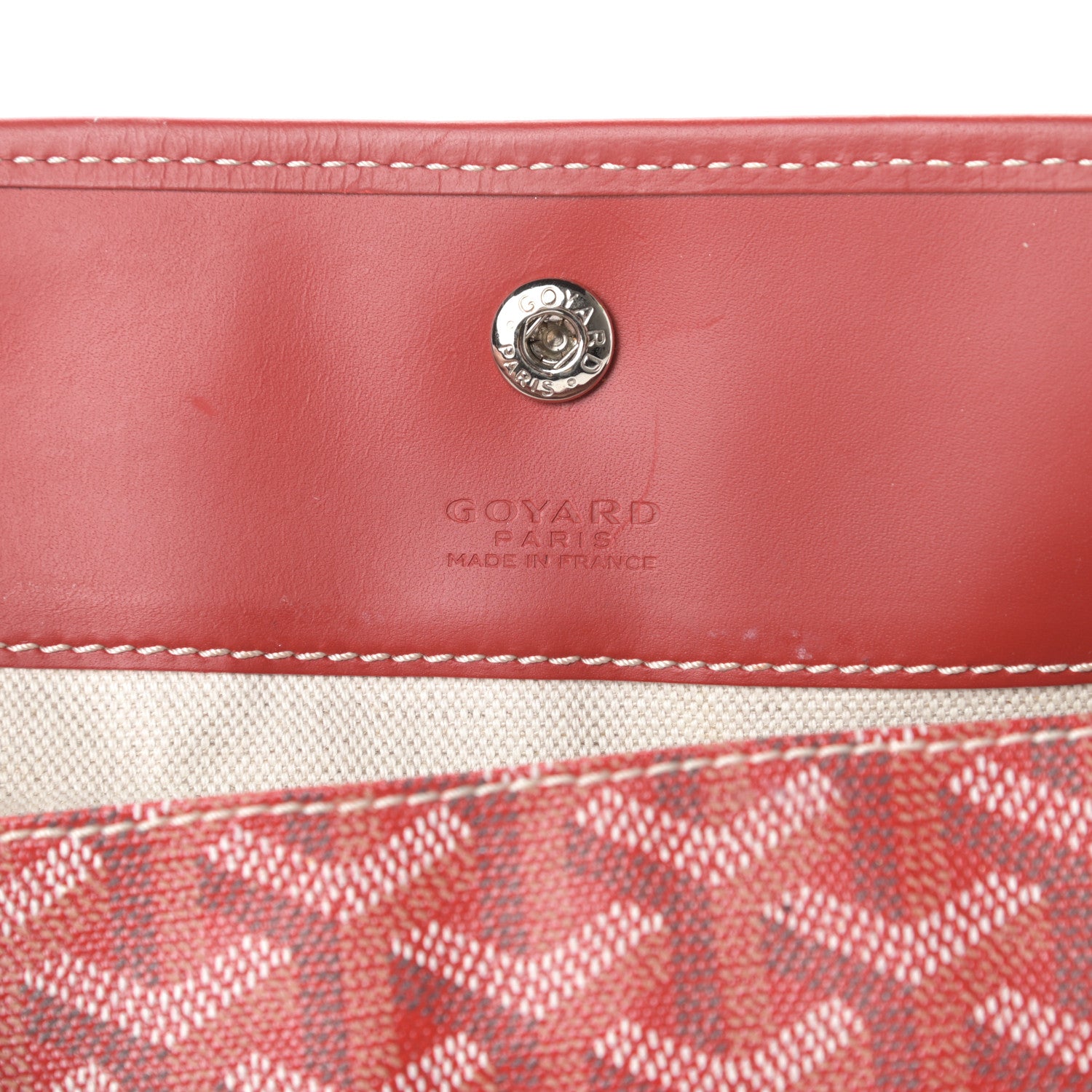 Goyard Goyardine Saint Louis GM Red 7 of 19