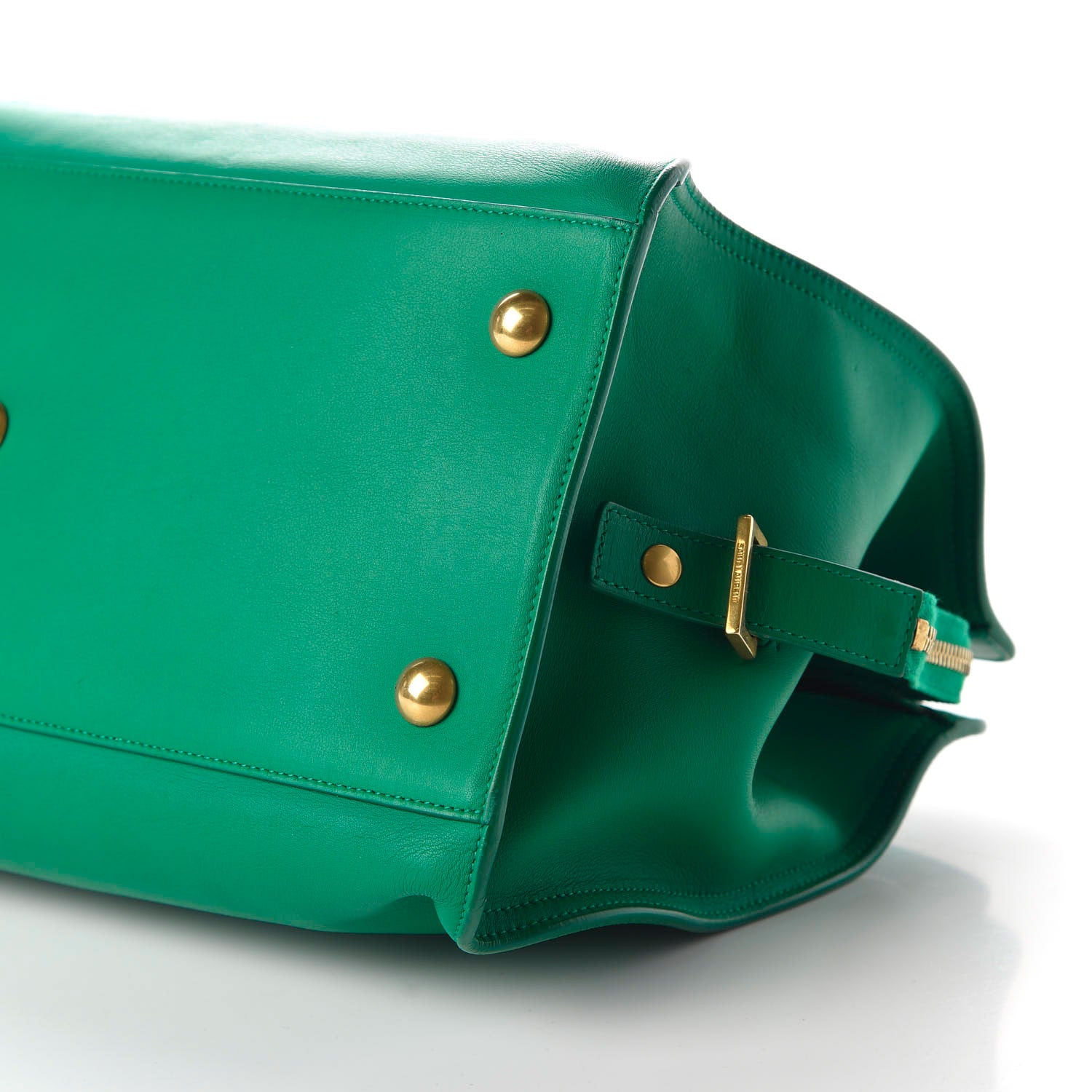 Saint Laurent Calfskin Medium Classic Y Cabas Green 7 of 10