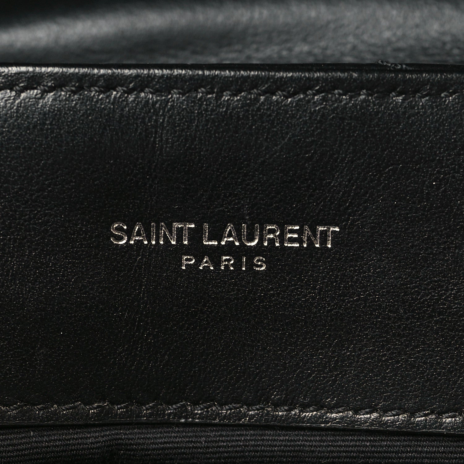 Saint Laurent Calfskin Y Quilted Monogram Medium Loulou Chain Satchel Black 6 of 11