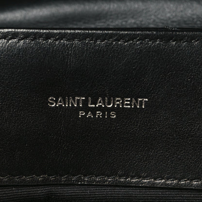 Saint Laurent Calfskin Y Quilted Monogram Medium Loulou Chain Satchel Black 6 of 11