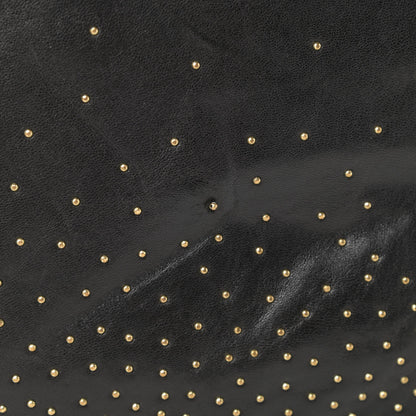 Jimmy Choo Lambskin Zoe Studded Hobo Black 15 of 15