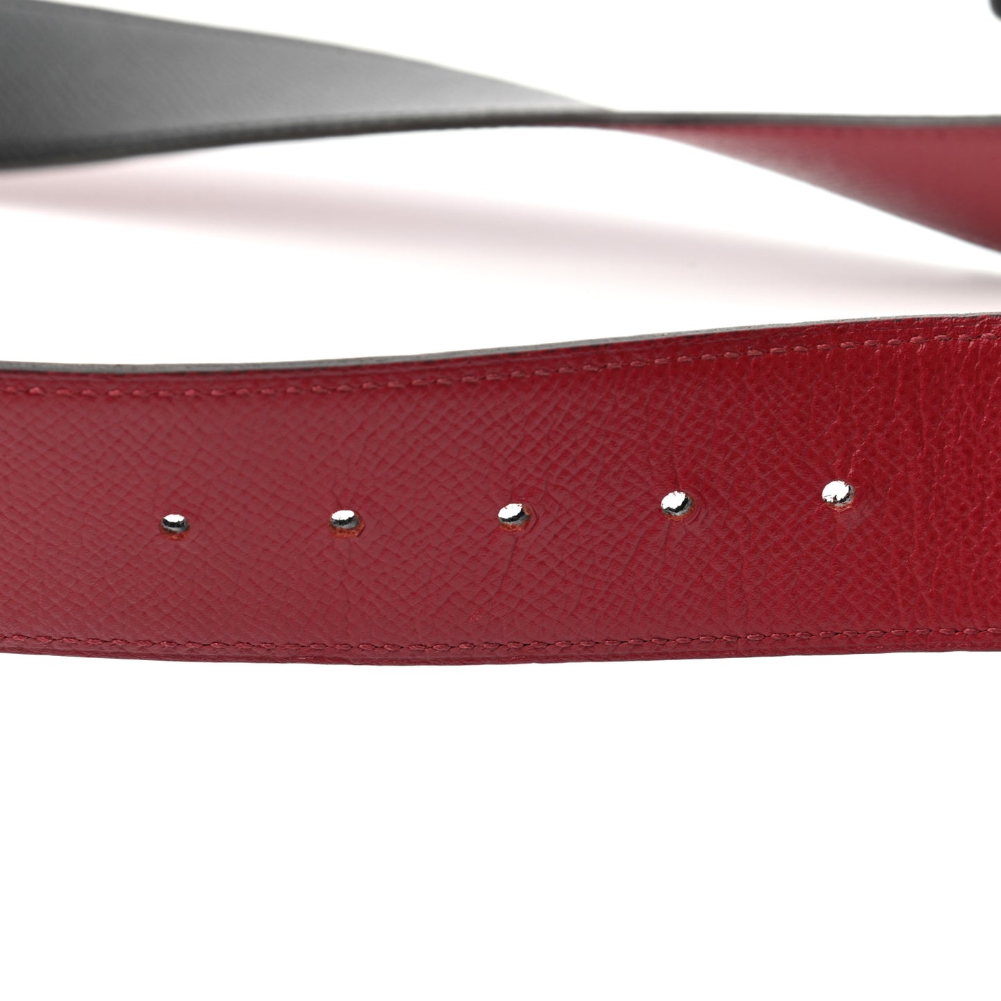 Epsom 42mm Constance 2 H Belt 95 Rouge Grenat Black