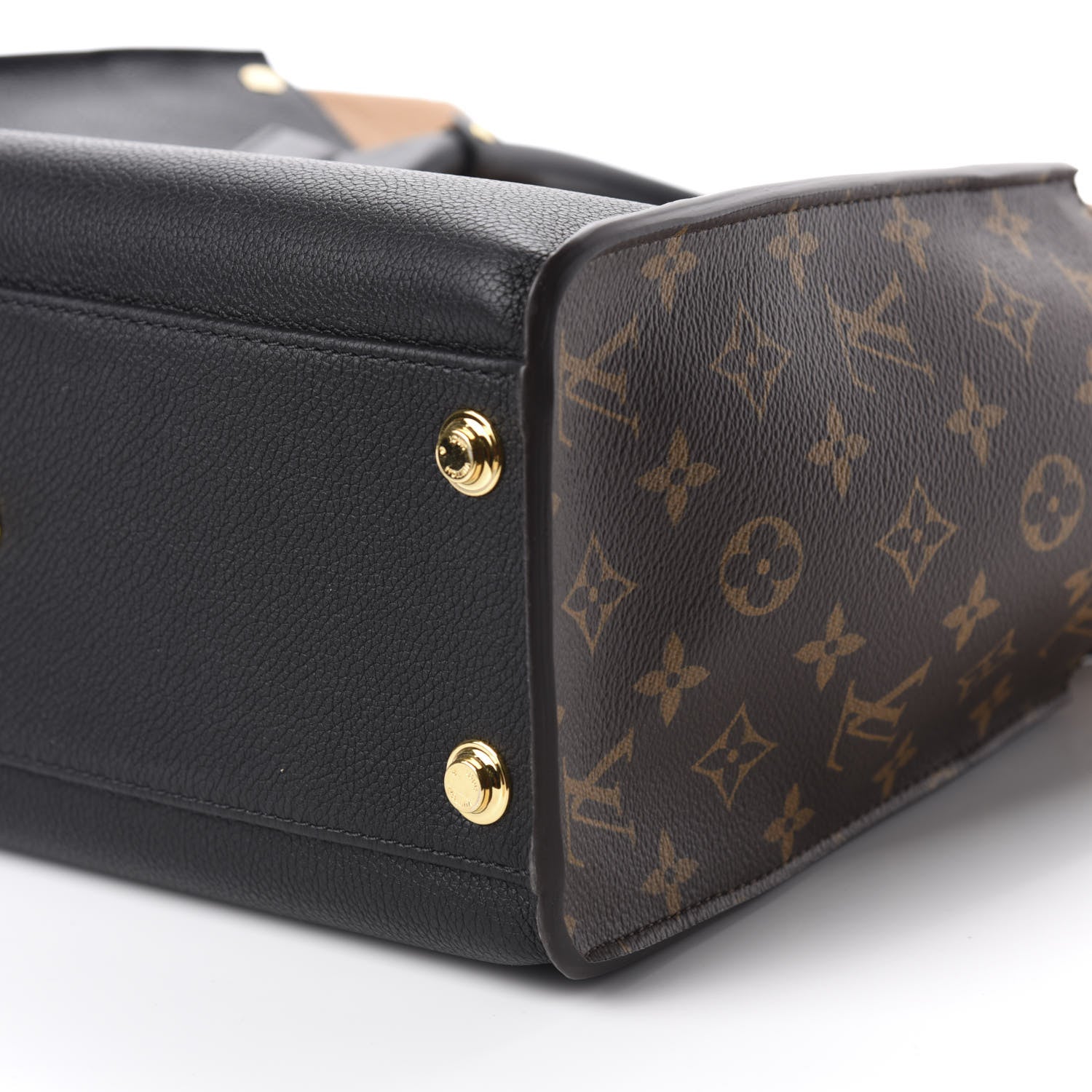 Louis Vuitton Calfskin Monogram On My Side Black 7 of 9