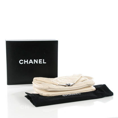 Chanel Lambskin Quilted Envelope Flap White 4 of 7