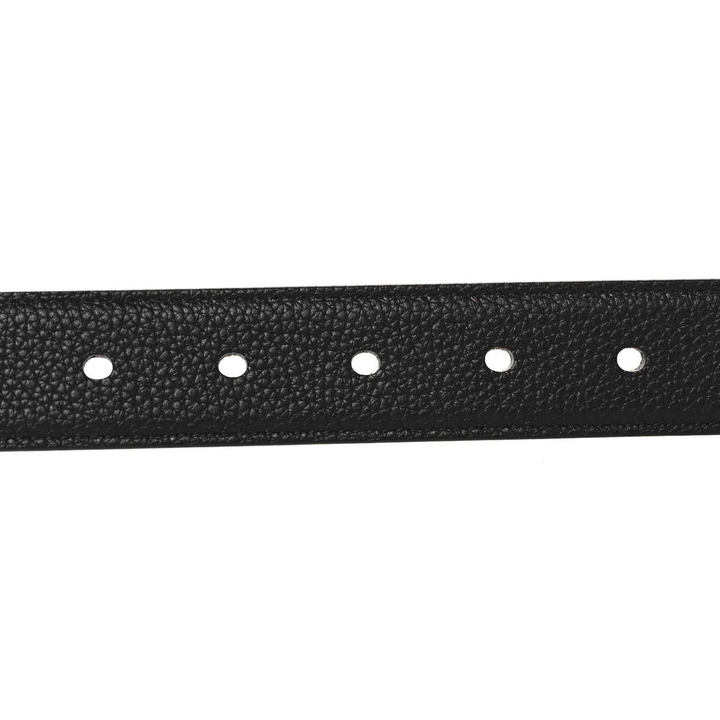 Grained Calfskin Monogram Cassandre Square Buckle Belt 70 28 Black