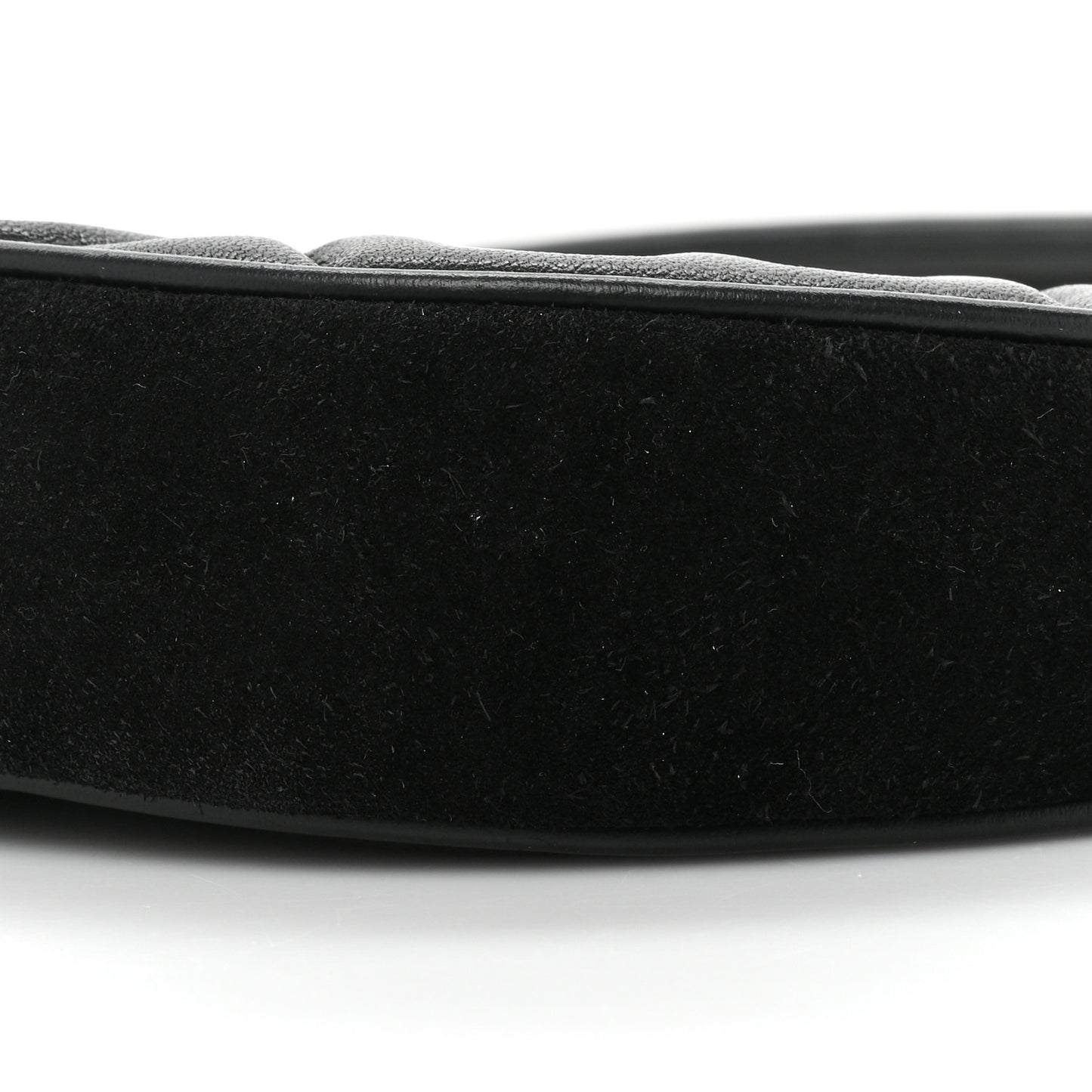 Lambskin Quilted Olympia Pouch Black
