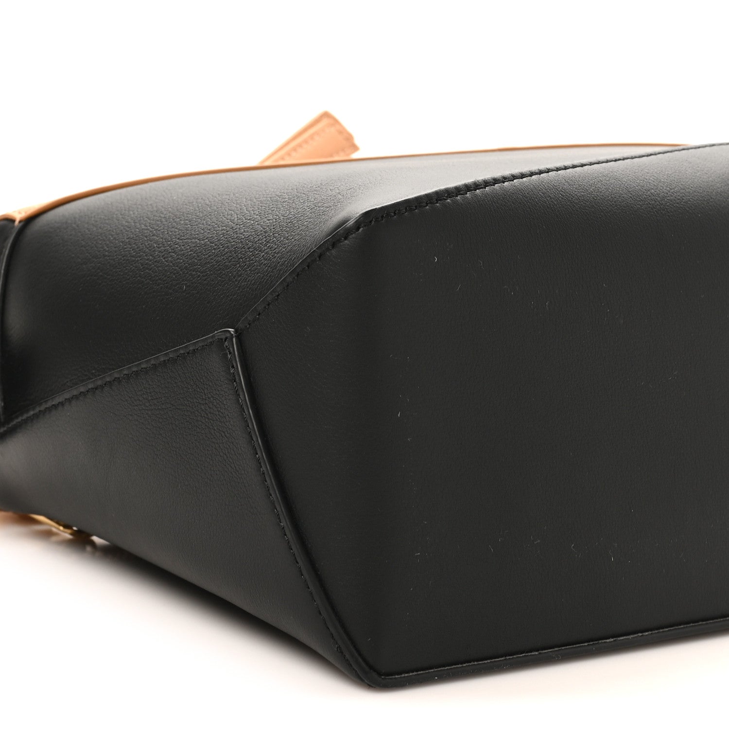 Loewe Calfskin Small Puzzle Edge Bag Warm Desert Black 8 of 10