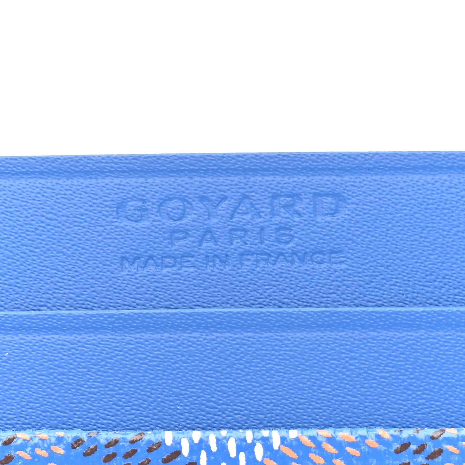 Goyard Goyardine Saint Sulpice Card Holder Sky Blue 6 of 8