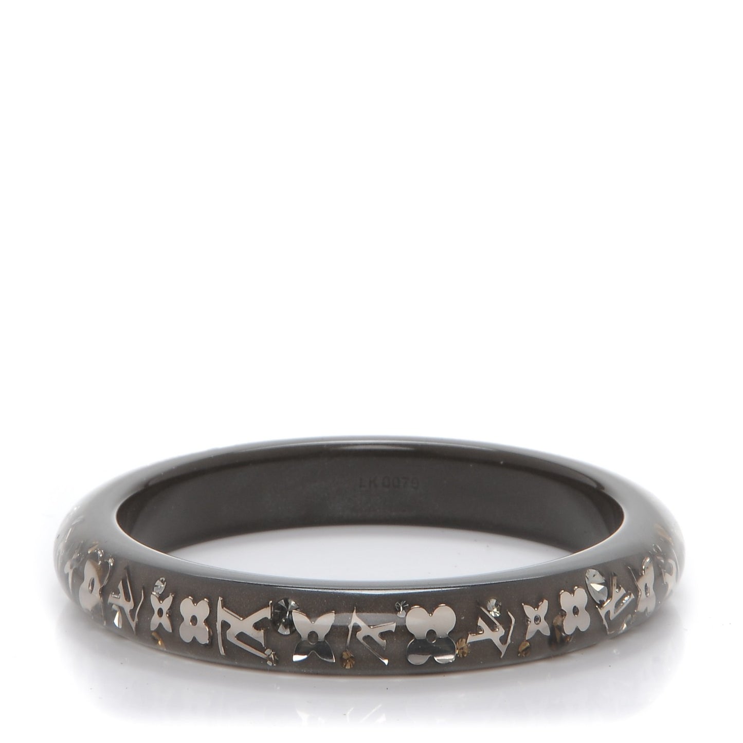 Resin Swarovski Small Inclusion Bracelet PM Grey