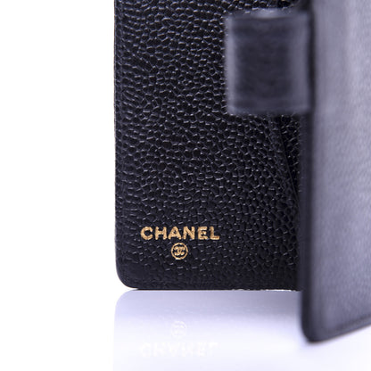 Chanel Caviar CC Small Ring Agenda Planner Black 6 of 7