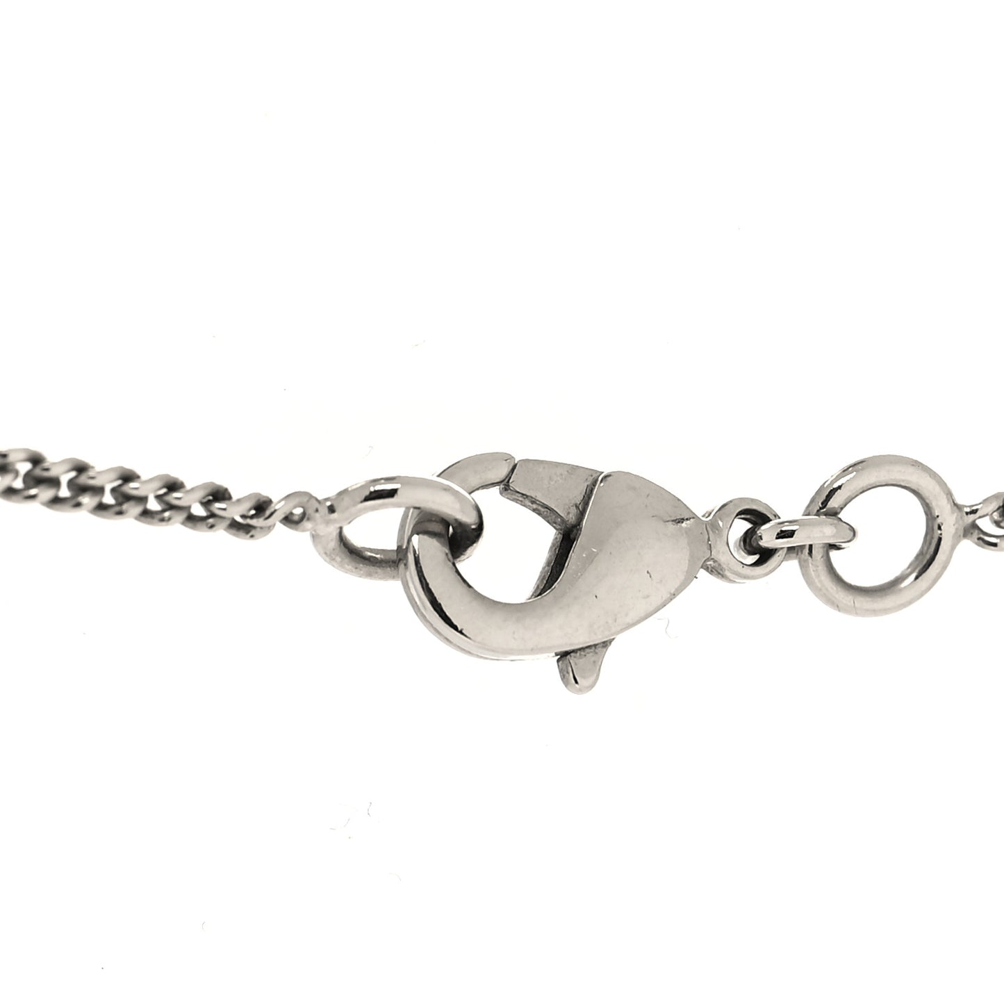 Crystal Timeless CC Necklace Silver