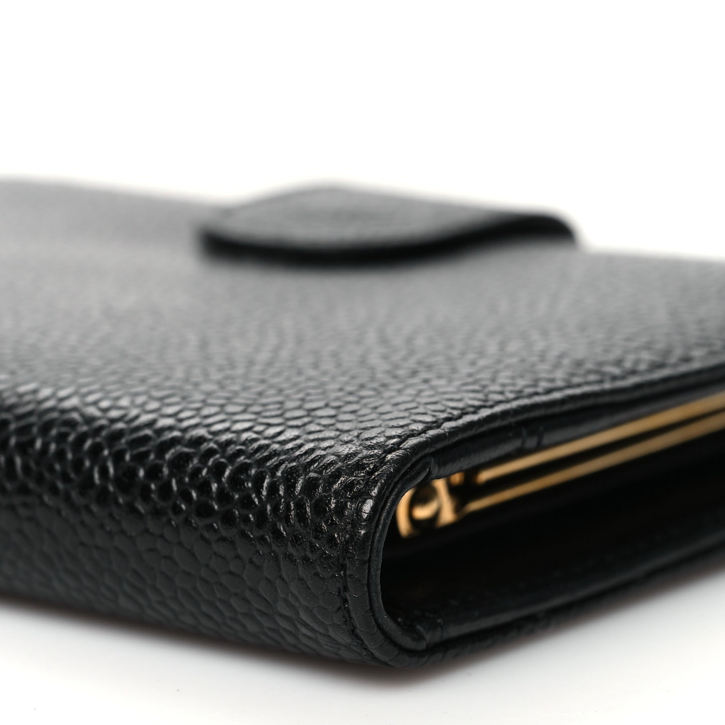 Caviar Timeless CC French Wallet Black