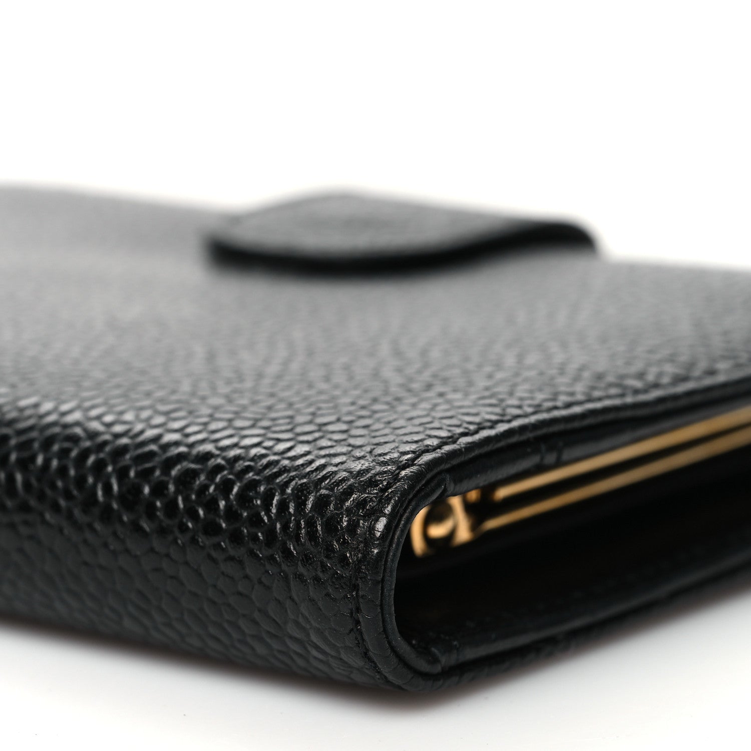 Chanel Caviar Timeless CC French Wallet Black 10 of 12
