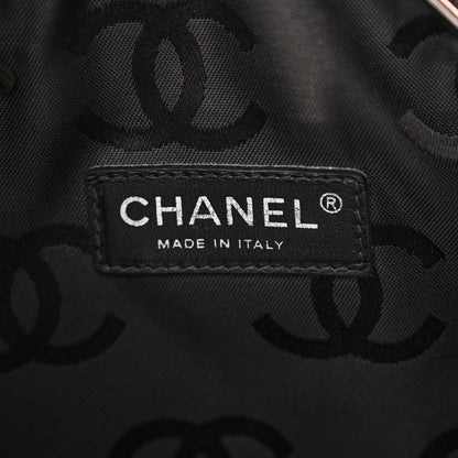 Chanel Calfskin Quilted Cambon Flat Tote Pink Black 6 of 14