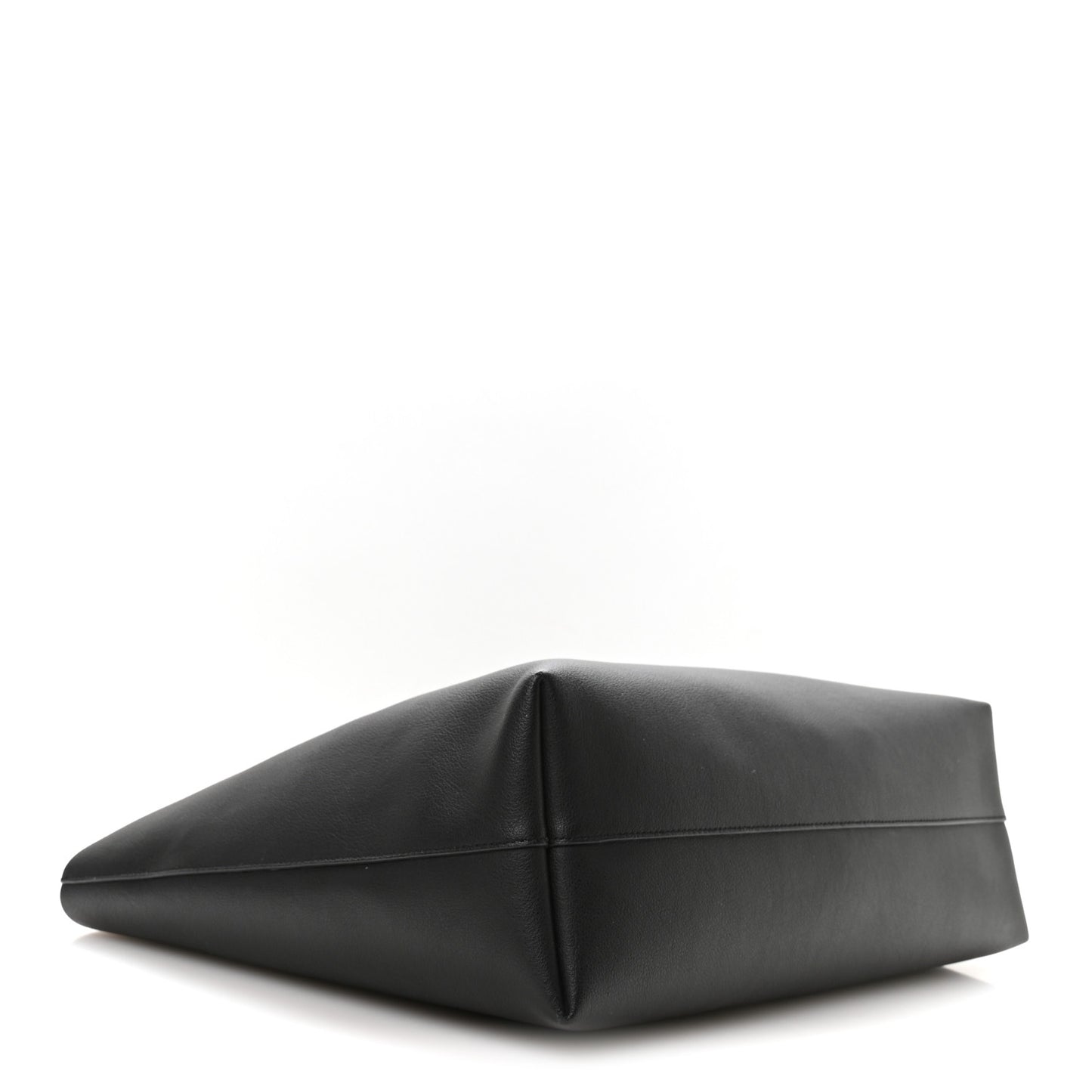 Calfskin Large Shopping Tote Black