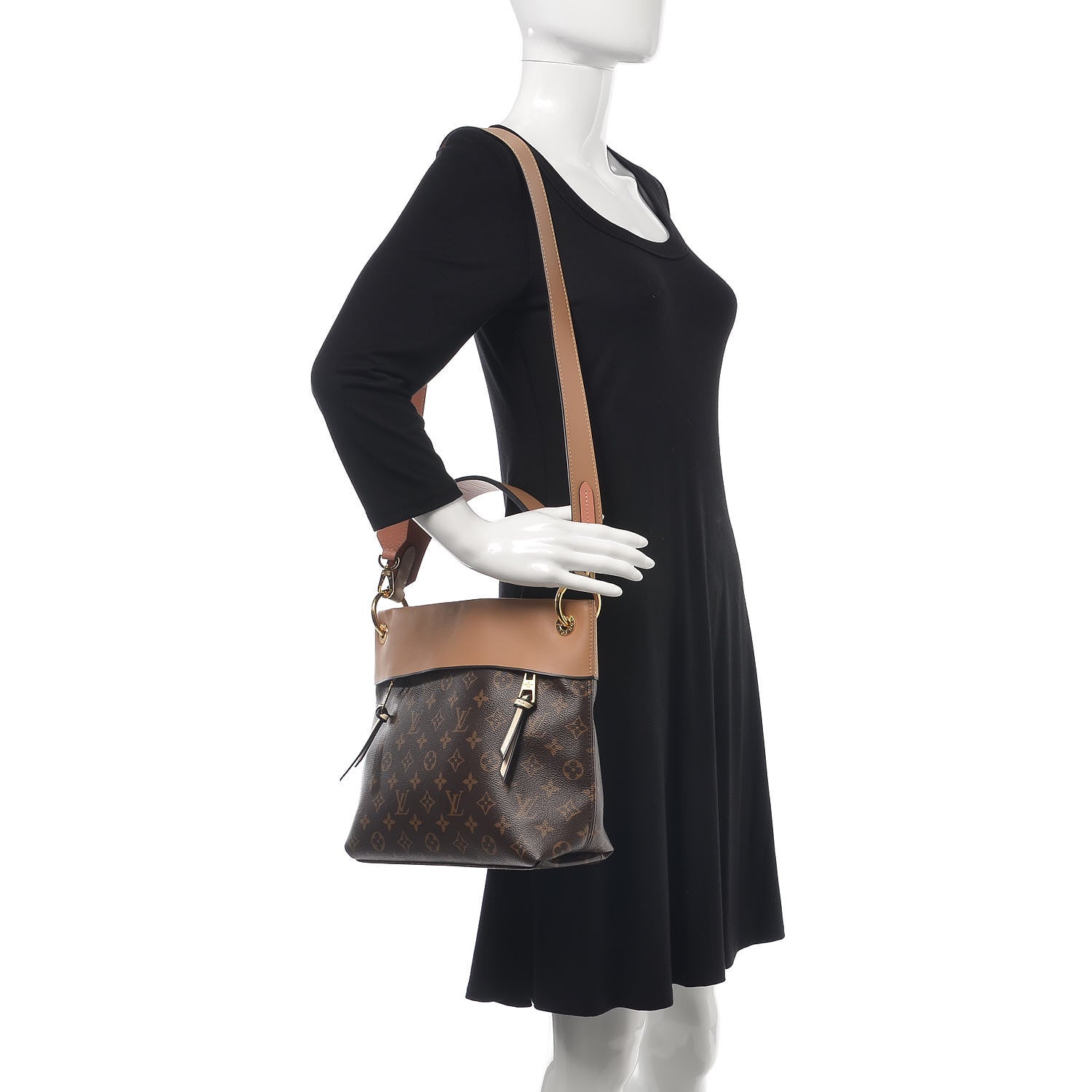 Louis Vuitton Monogram Tuileries Besace Sesame Peach Creme 2 of 9