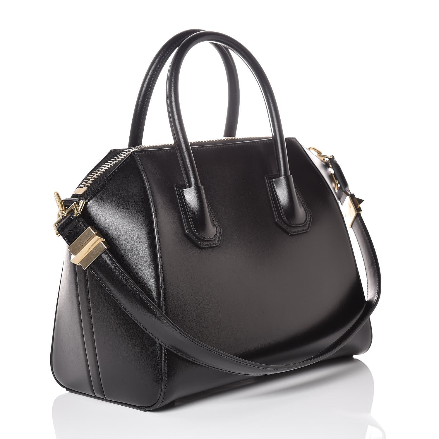 Givenchy Shiny Lord Calfskin Small Antigona Black 3 of 9