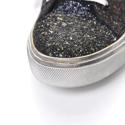 Saint Laurent Rubber Glitter Mens Bedford Hightop Sneakers 42 Multicolor 8 of 11