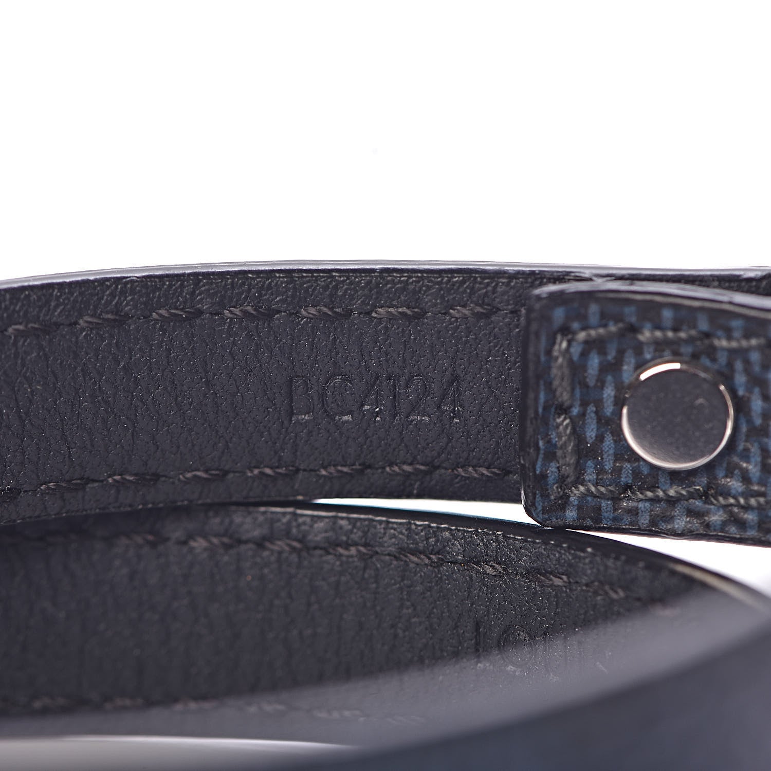 Louis Vuitton Damier Cobalt Snap It Bracelet 19 5 of 7