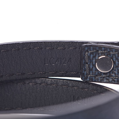 Louis Vuitton Damier Cobalt Snap It Bracelet 19 5 of 7