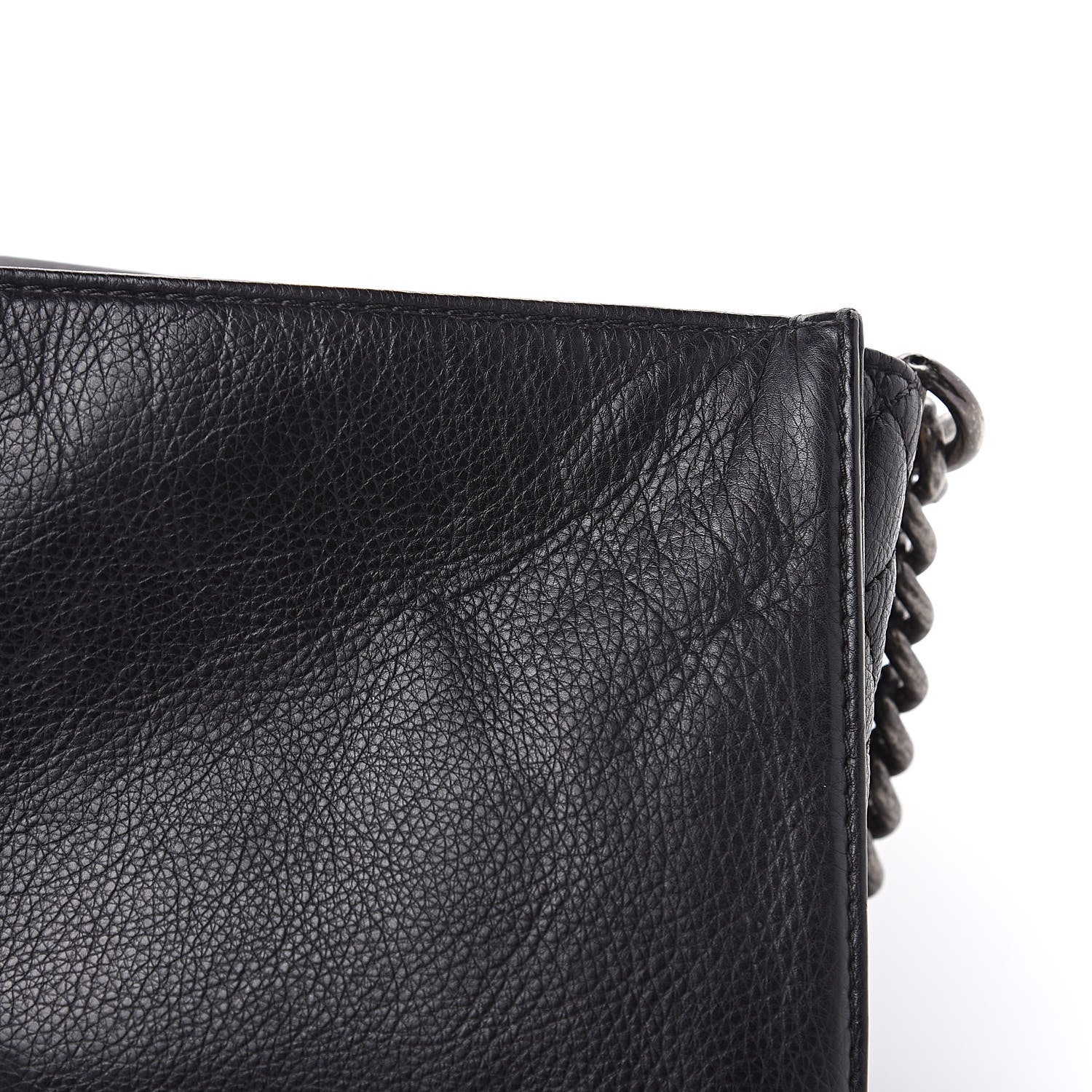 Chanel Calfskin New Medium Boy Reverso Flap Black 13 of 17
