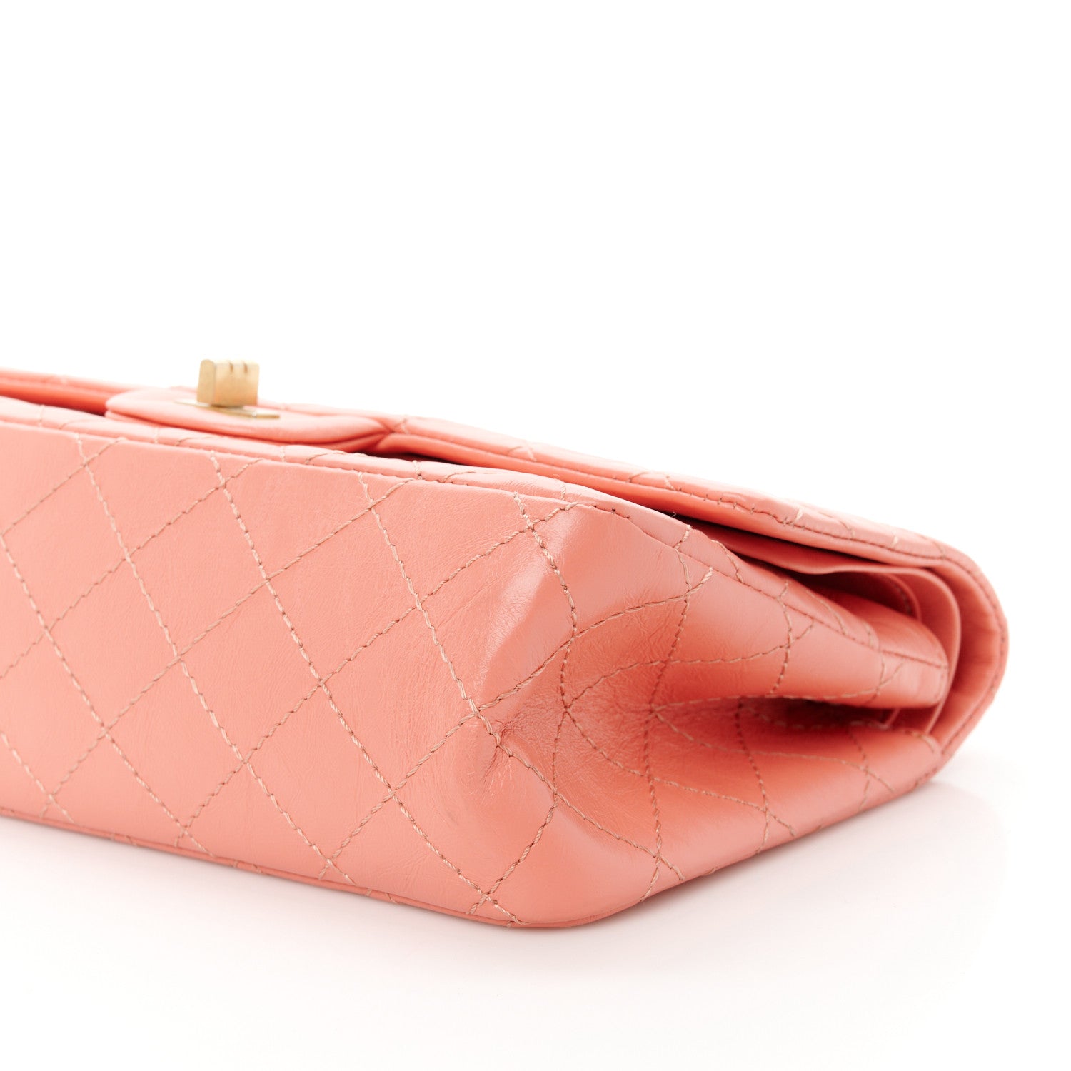 Chanel Aged Calfskin Quilted 2.55 Reissue 225 Flap Pink 8 of 8