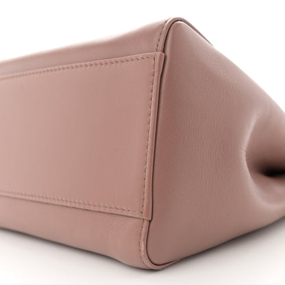 Fendi Nappa Colorblock Mini Peekaboo Iconic Satchel English Rose Plaster Oxigen 9 of 10