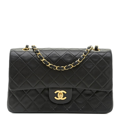 Chanel Lambskin Quilted Medium Double Flap Black 1 of 17