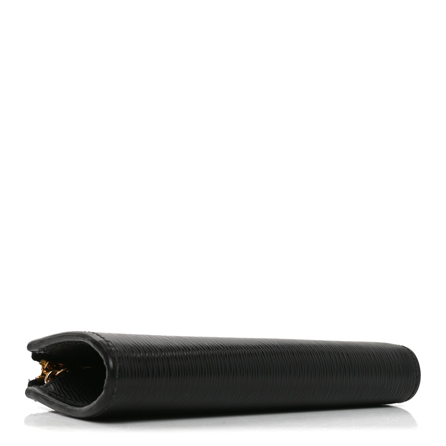 Saffiano Metal Zip Around Key Holder Black