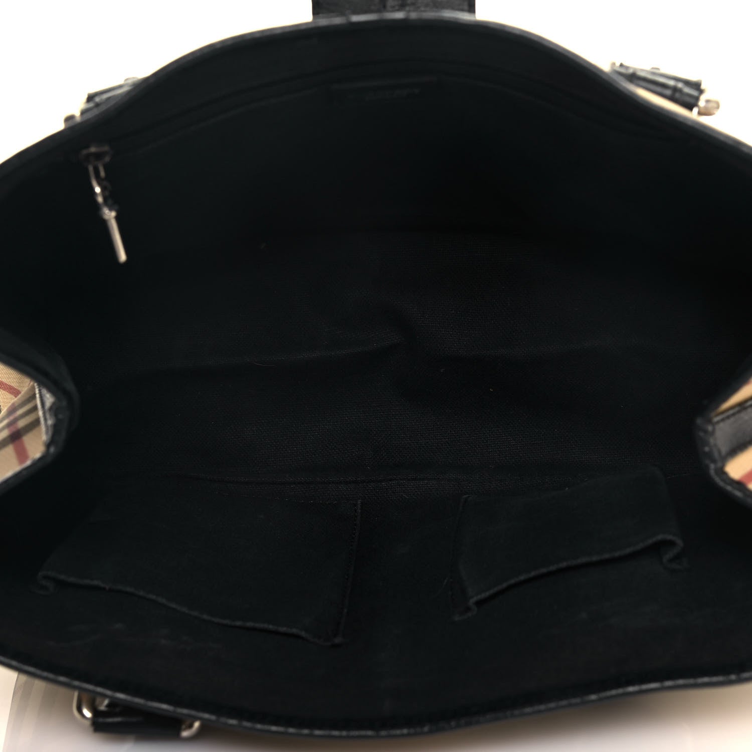 Burberry House Check Buckle Tote Black 5 of 25