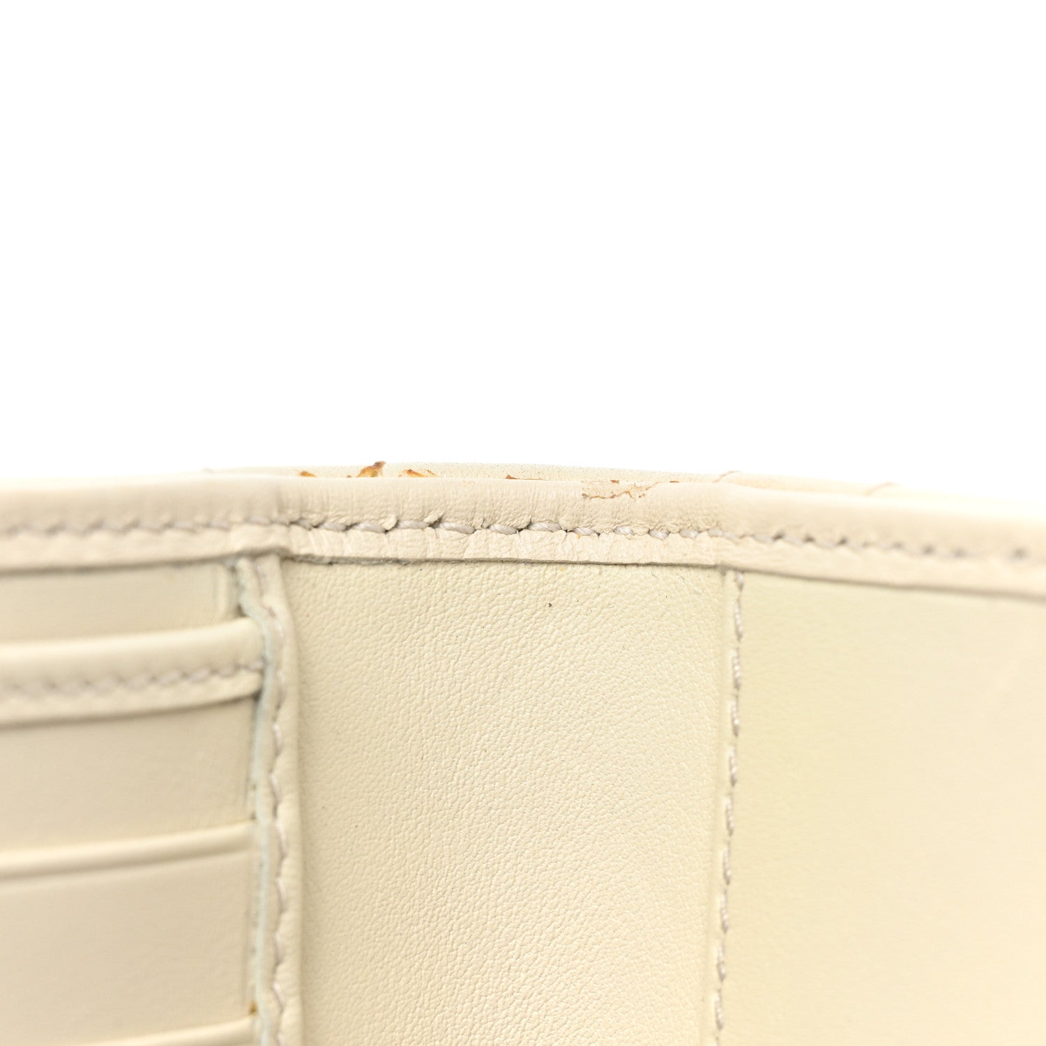 Gucci Calfskin Matelasse GG Marmont Wallet Mystic White 12 of 14