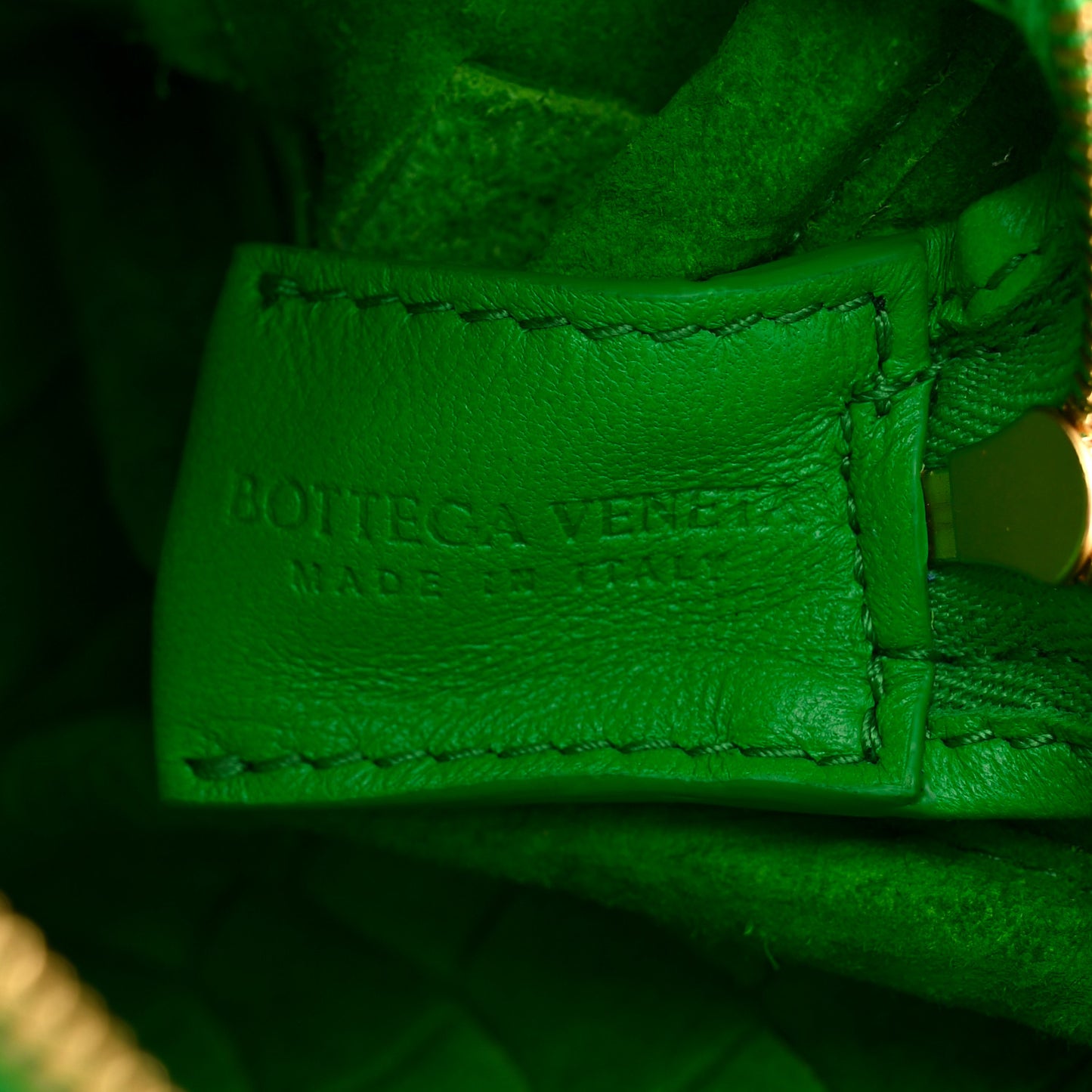 Nappa Intrecciato Mini Loop Camera Bag Parakeet