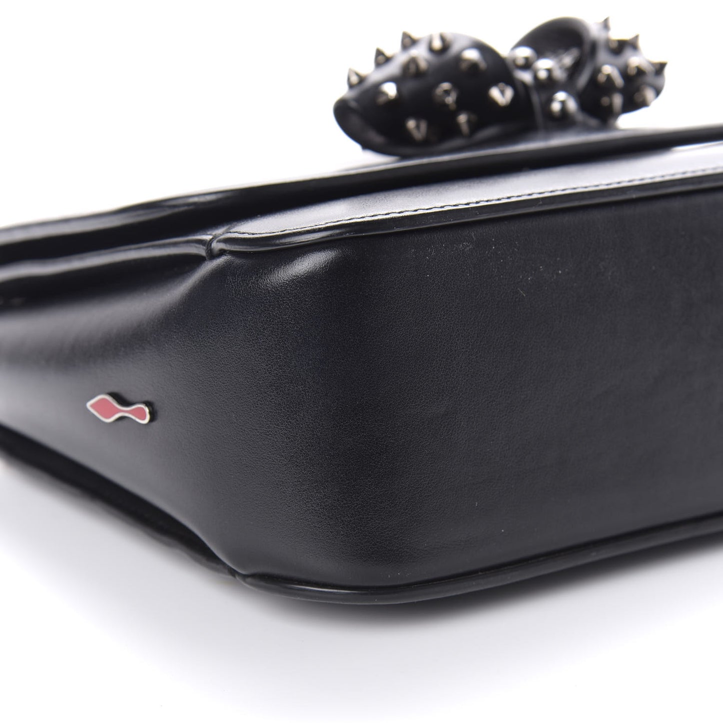 Calfskin Small Sweety Charity NV Shoulder Bag Black