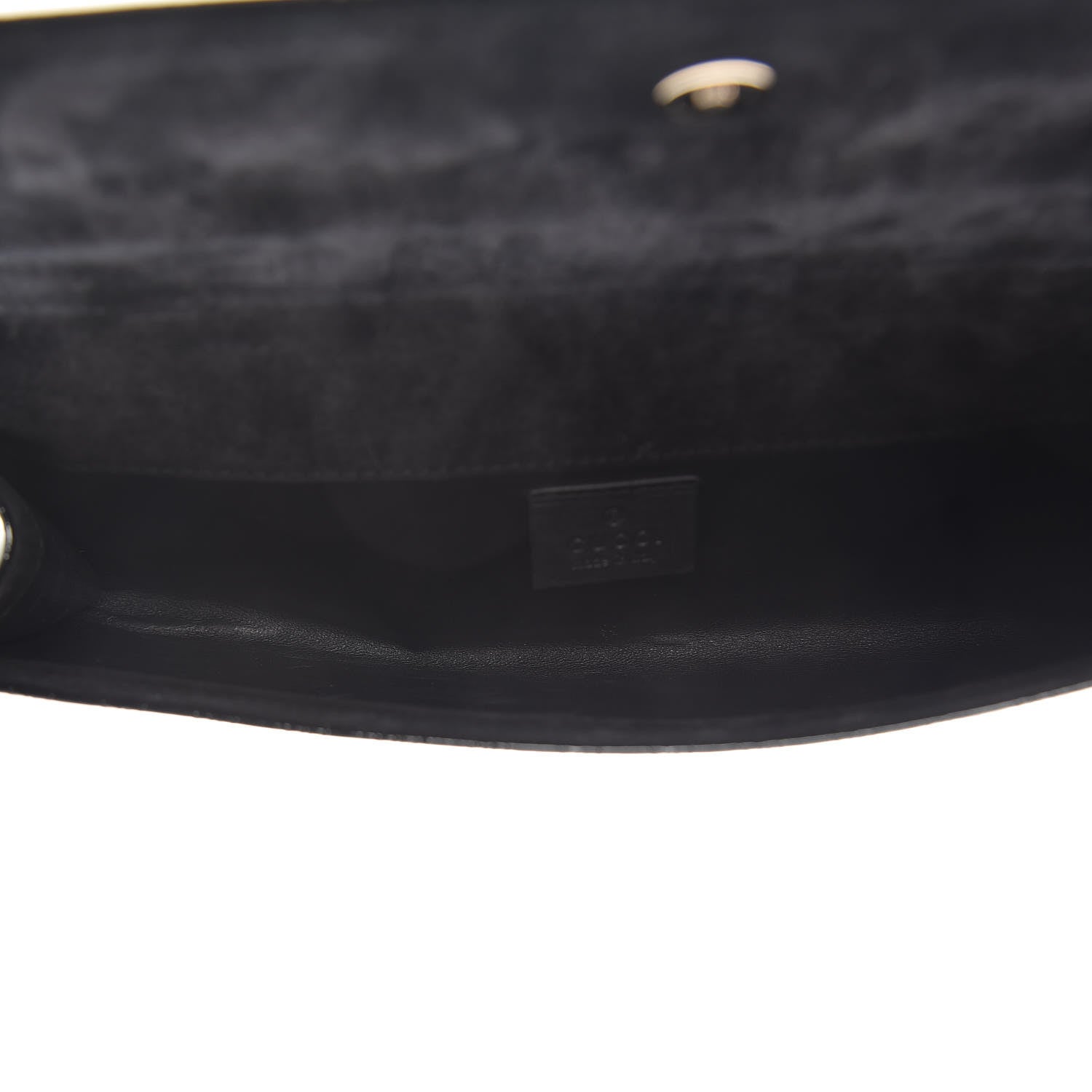 Gucci Patent Microguccissima Small Broadway Clutch Black 5 of 11