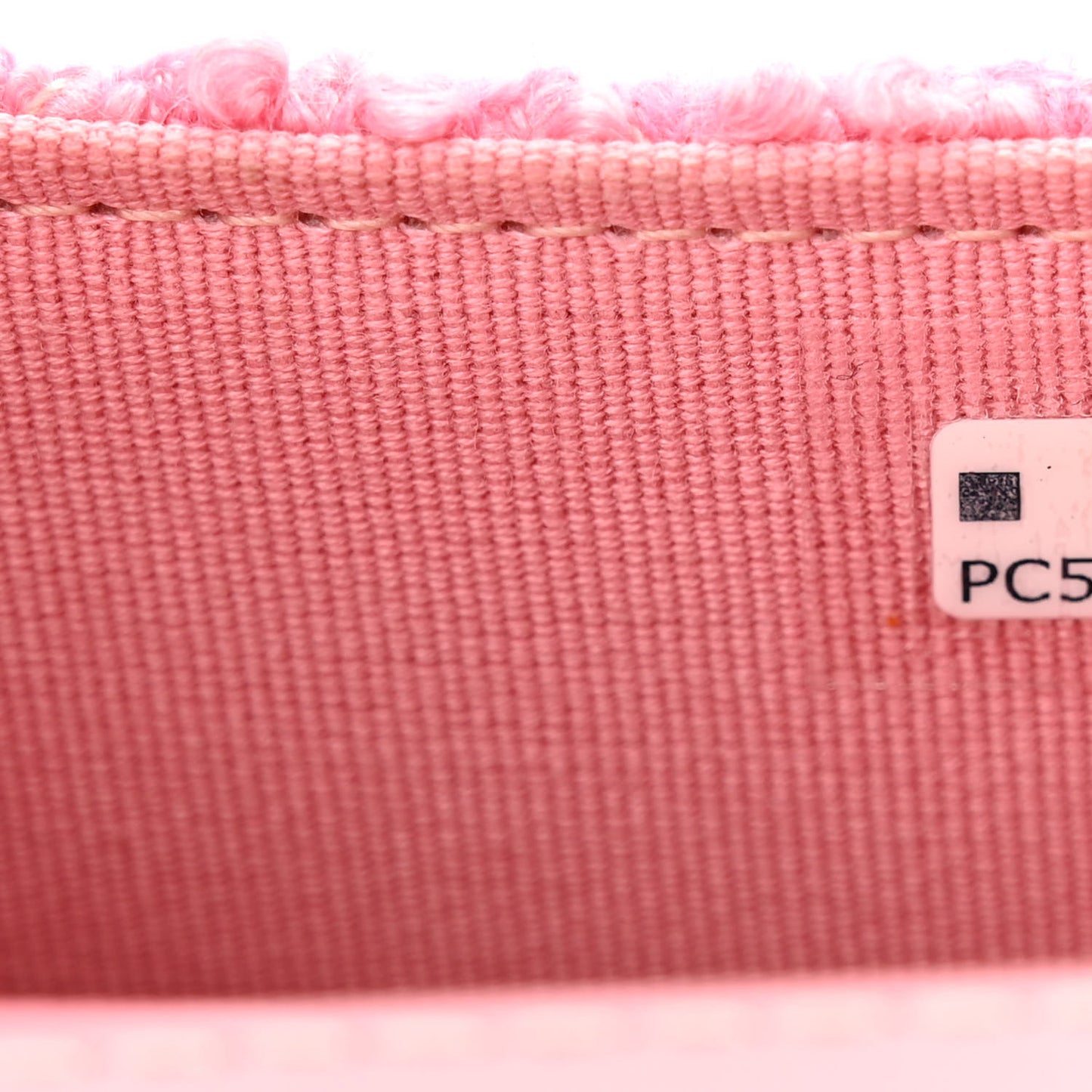 Tweed Quilted Flap Chain Waist Bag Pink