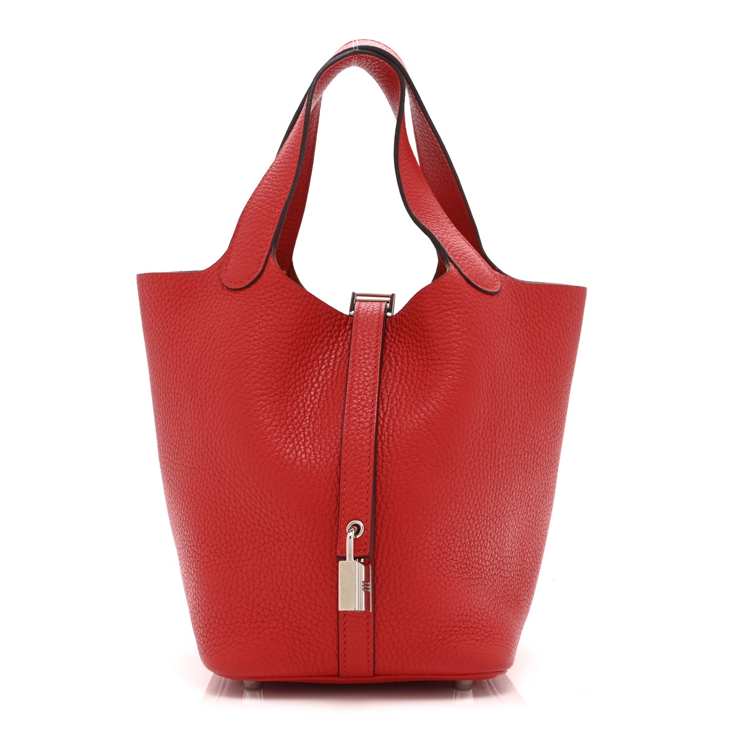 Hermes Taurillon Maurice Picotin Lock 18 PM Rouge Piment 1 of 10