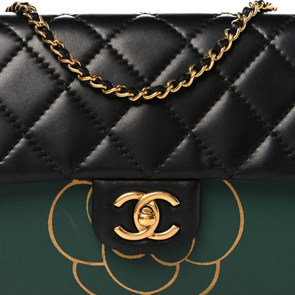 Chanel Calfskin Quilted Brasserie Gabrielle Menu CC Clutch Green 8 of 11