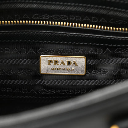 Prada Saffiano Lux Petite Bowler Black 6 of 10