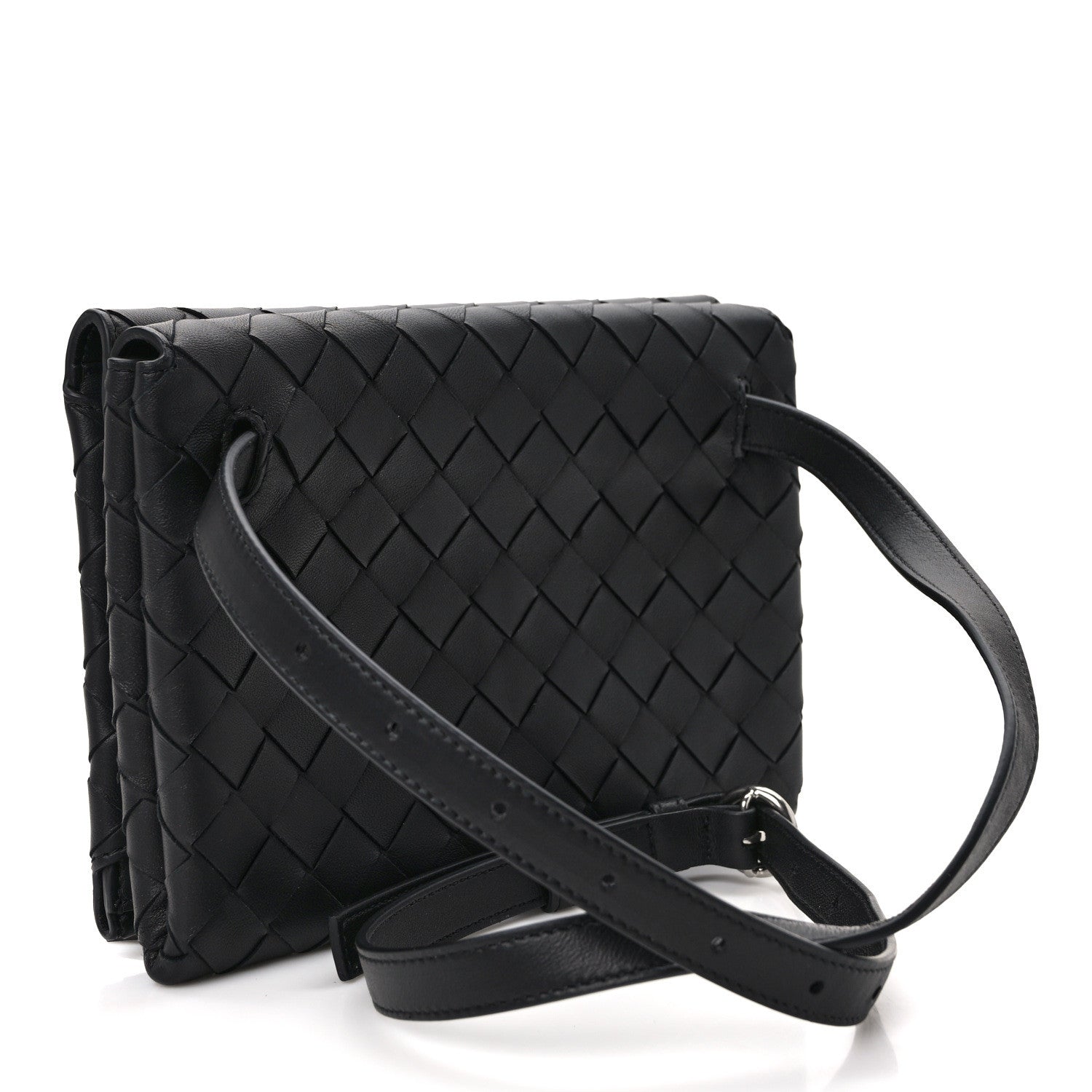 Bottega Veneta Nappa Intrecciato Belt Bag Black 3 of 11