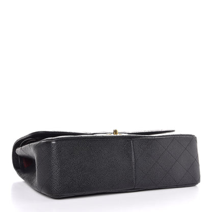 Chanel Caviar Quilted Jumbo Double Flap Black 4 of 7