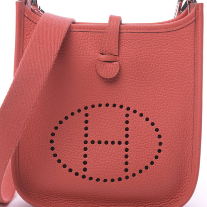 Hermes Taurillon Clemence Evelyne TPM Rose Jaipur 11 of 14