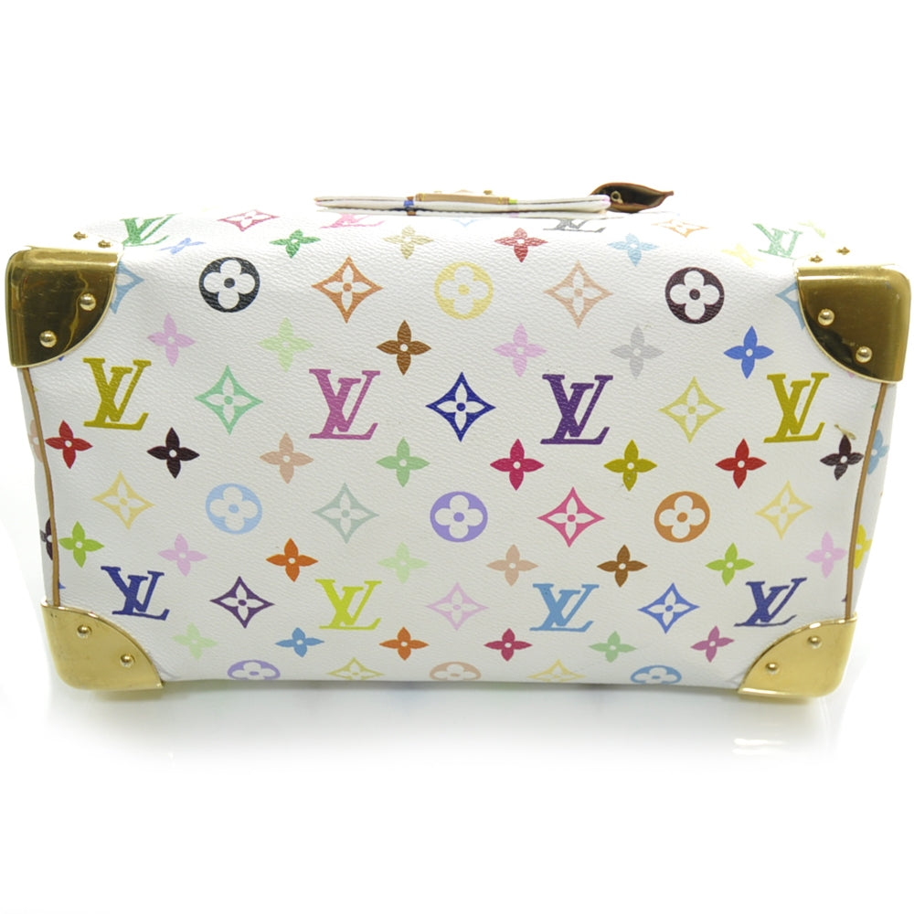 Monogram Multicolor Speedy 30 White