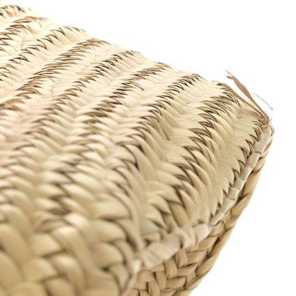 Chloe Raffia Small Grain Calfskin Medium Marcie Basket Shady Blue 8 of 9