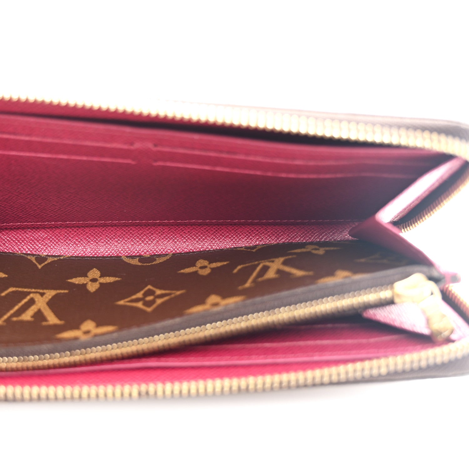 Louis Vuitton Monogram Clemence Wallet Fuchsia 5 of 7