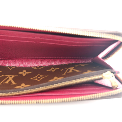 Louis Vuitton Monogram Clemence Wallet Fuchsia 5 of 7