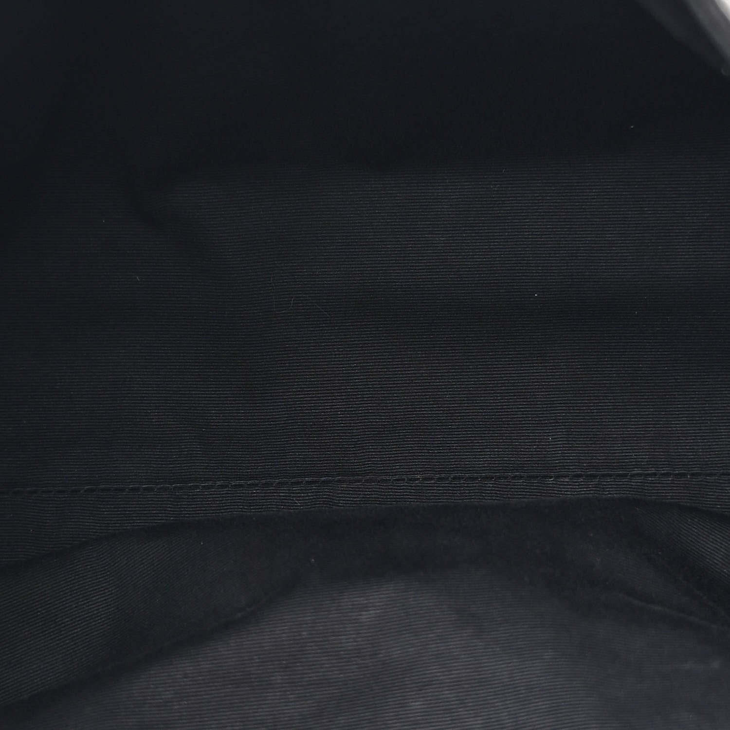 Saint Laurent Vintage Lambskin Chevron Monogram Medium Nolita Black 5 of 11
