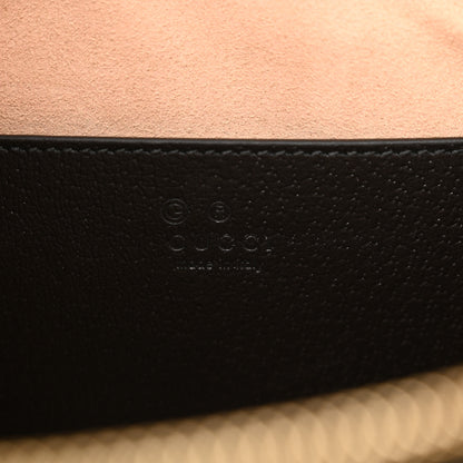 Gucci Textured Calfskin Web Small Ophidia Tote Bag Black 6 of 13