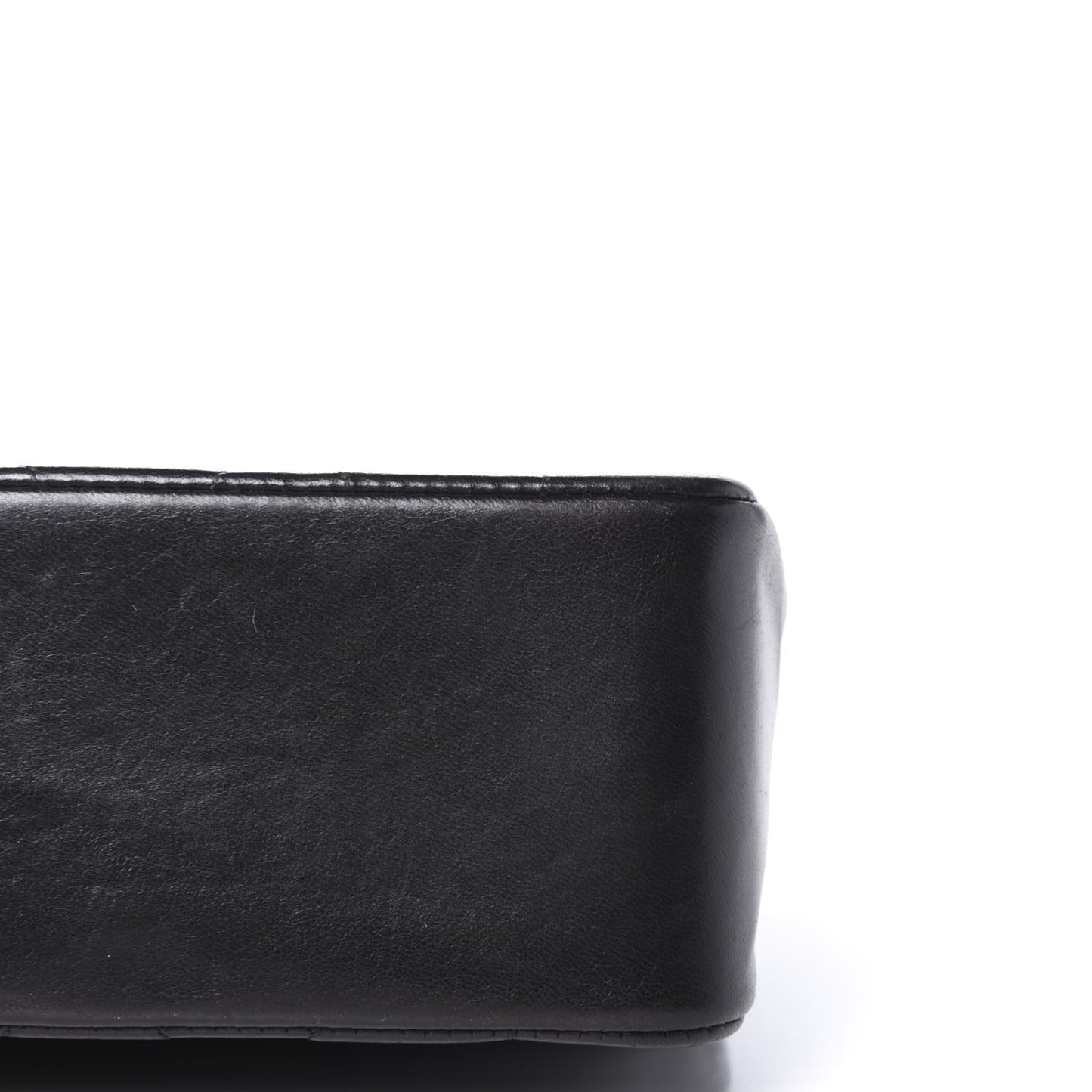 Lambskin Quilted Medium Single Flap Black