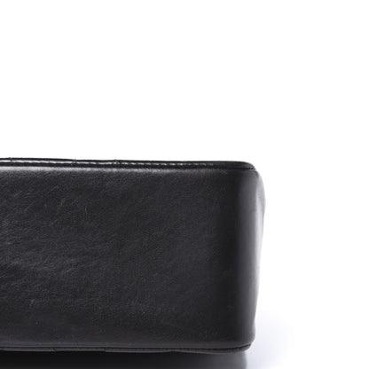 Chanel Lambskin Quilted Medium Single Flap Black 13 of 16