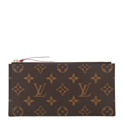 Louis Vuitton Monogram Felicie Chain Wallet Zippered Insert Fuchsia 1 of 6